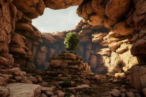 Unreal Engine – Nature Cave Cliff UE5930