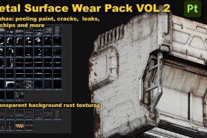 Artstation – Metal Surface Wear Pack VOL 2 C5654