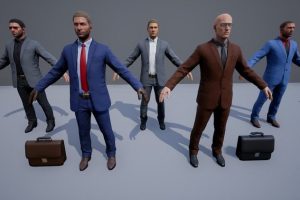 Unreal Engine – Regular Male Civilian Character UE5934