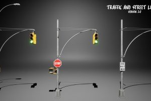 Unreal Engine – Traffic and Street Lights UE6133