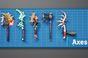 Unreal Engine – Stylized Fantasy Weapons UE6043