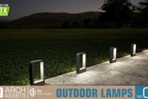 Unreal Engine – HQ Outdoor Lamps Vol 1 UE6034