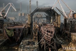 Unreal Engine – Old Industrial City and Shipyard with Factory Interiors UE6118