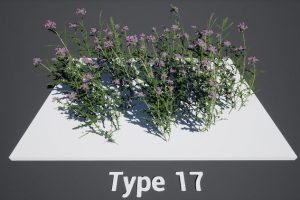 Unreal Engine – temperate Vegetation Meadow Flowers UE6154