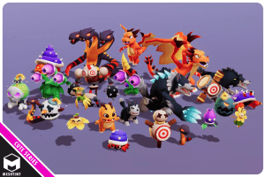 Unity – Monsters Ultimate Pack 02 Cute Series U3527