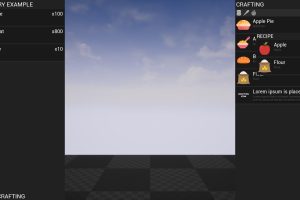 Unreal Engine – Multiplayer Crafting System UE7003