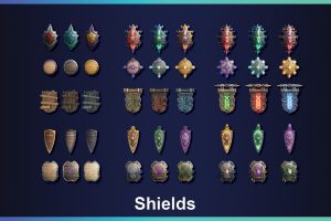 Unity-Stylized Shields – RPG Weapons U3601