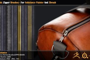 Artstation – Dynamic Zipper Brushes – For Substance Painter And Zbrush C5743