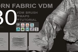 Artstation –  TORN FABRIC MAKER for Zbrush Blender and Substance Painter C5753