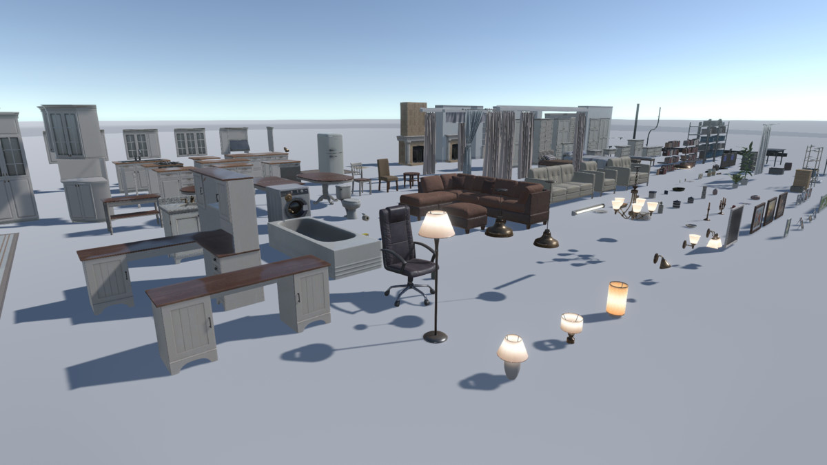 UnityHouse Furniture Pack U3623 cheapcg