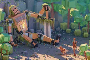 Unity –Low Poly Animated People U3532