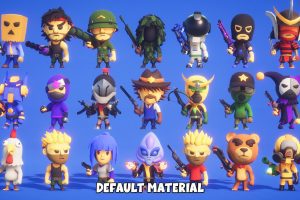 Unity-Battle Royale Hero PBR U3650