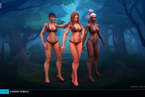 Unity-Modular Fantasy Stylized Human Female U3662