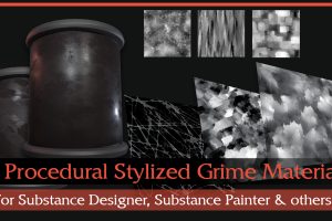 Artstation – 26 Stylized Grunge Materials (Substance Designer, Substance Painter, Including exported 2k images) C5762