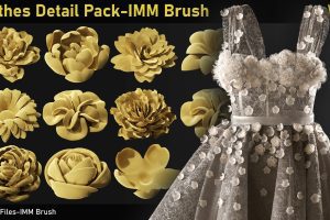 Artstation – Clothes Details Pack-IMM Brush-vol3 C5720
