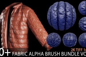 Artstation – 50+ fabric and cloth alpha brush bundle vol5 C5727