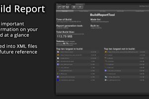 Unity-Build Report Tool U3652