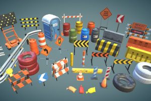 Unity-Construction Props Set U3683