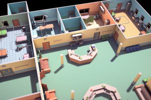 Unity-Hospital Lowpoly U3788