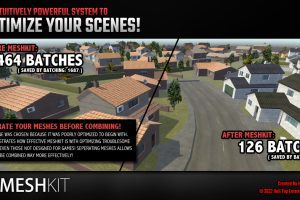 Unity-MeshKit – Mesh Decimation Separation Combining and Editing Tools U3798
