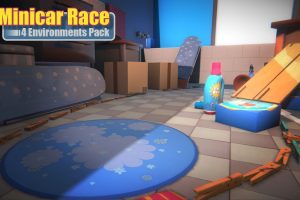 Unity-Minicar Race 4 Environments Pack U3811