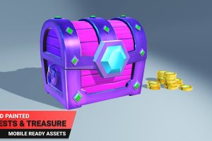 Unity-Hand Painted Chests & Treasure U3817
