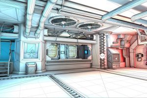 Unity-FPS/Survival Sci-Fi game assets v1 U3854