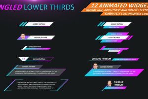Unreal Engine – Angled Lower Thirds UE6205