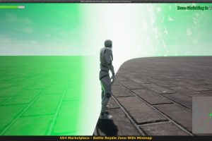 Unreal Engine – Battle Royale Zone With Minimap UE6218