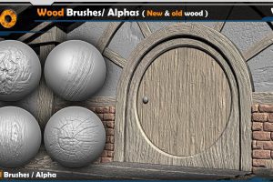 Artstation – Wood VDM Brushes/ Alphas ( New & old wood ) Vol 02 C5729