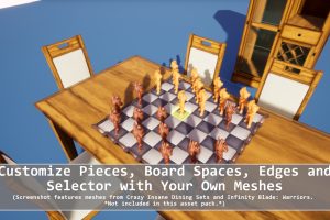 Unreal Engine –Interactive game board and checkersUE6354