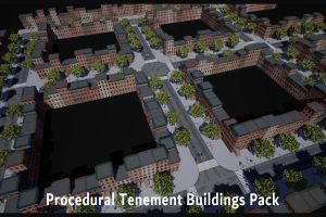 Unreal Engine – Procedural Tenement Buildings Pack UE7041