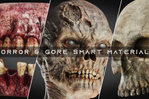 Artstation – Horror & Gore Smart Materials for Substance 3d Painter Vol 01 C5766