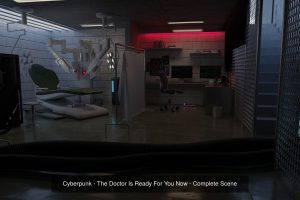 Cgtrader – Cyberpunk – The Doctor Is Ready For You Now – Complete Scene 3D model C5775