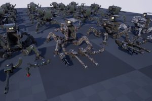 Unreal SCI FI: QUADRAPED MECH UE7085