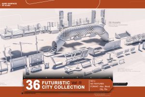 Artstation – FUTURISTIC (SCI-FI) CITY COLLECTION VOL 11 C5785