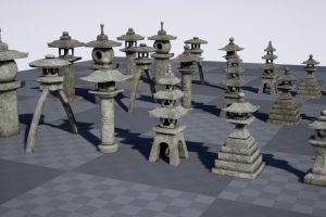 Unreal Engine – Japanese Toro Lanterns UE7161