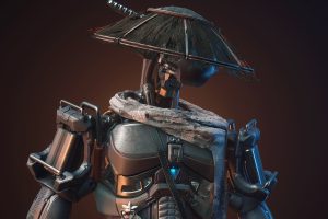 Unreal Sci-fi Samurai Robot UE7086