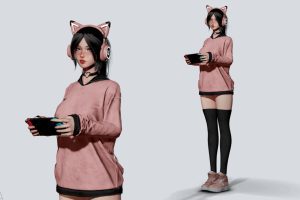 Unity-Gamer Girl U3893