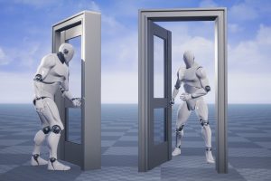 Unreal Third Person Doors with Blueprints UE7140