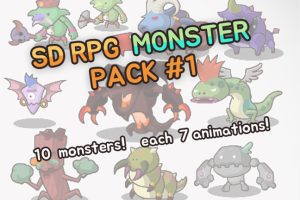 Unity-RPG Monster Pack 1 U3917