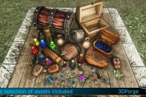 Unity-Fantasy Treasure Loot Kit U3885