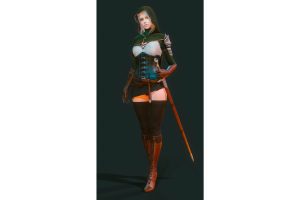 Unity-Swordsman Girl U3982