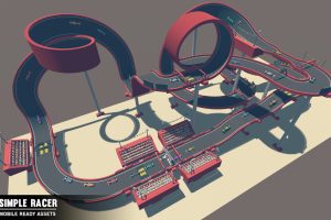 Unity-Simple Racer – Cartoon Assets U4008