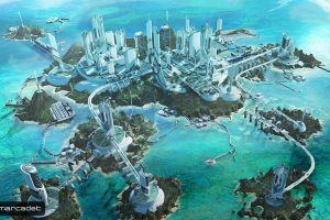 Artstation – Future City – Futuristic Skyscrapers, Buildings & Environment Assets Blender 3D Kitbash Pack C5786