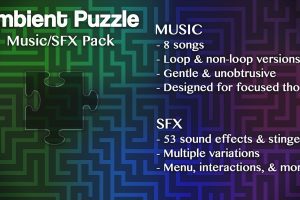 Unreal Engine Ambient Puzzle Music/SFX Pack UE7590