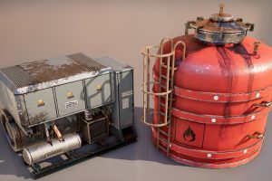 Unreal Engine  Industrial Props Set UE7449