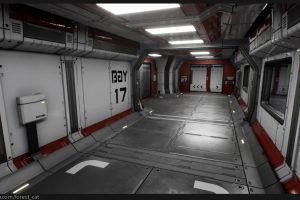 Unreal Engine Modular Sci Fi Corridor B UE7469