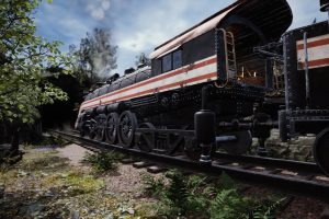 Unreal Engine Steam locomotive UE7502