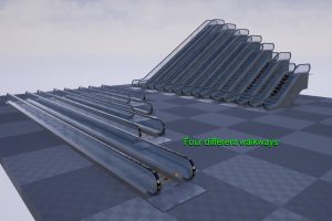Unreal Engine – Escalators and Moving Walkways UE7317